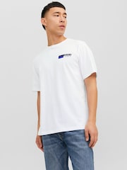 JACK & JONES White Small Logo T-Shirt - Image 3 of 6