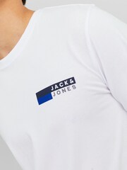 JACK & JONES White Small Logo T-Shirt - Image 5 of 6