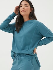 FatFace Valo Blue Tunic Top - Image 2 of 5