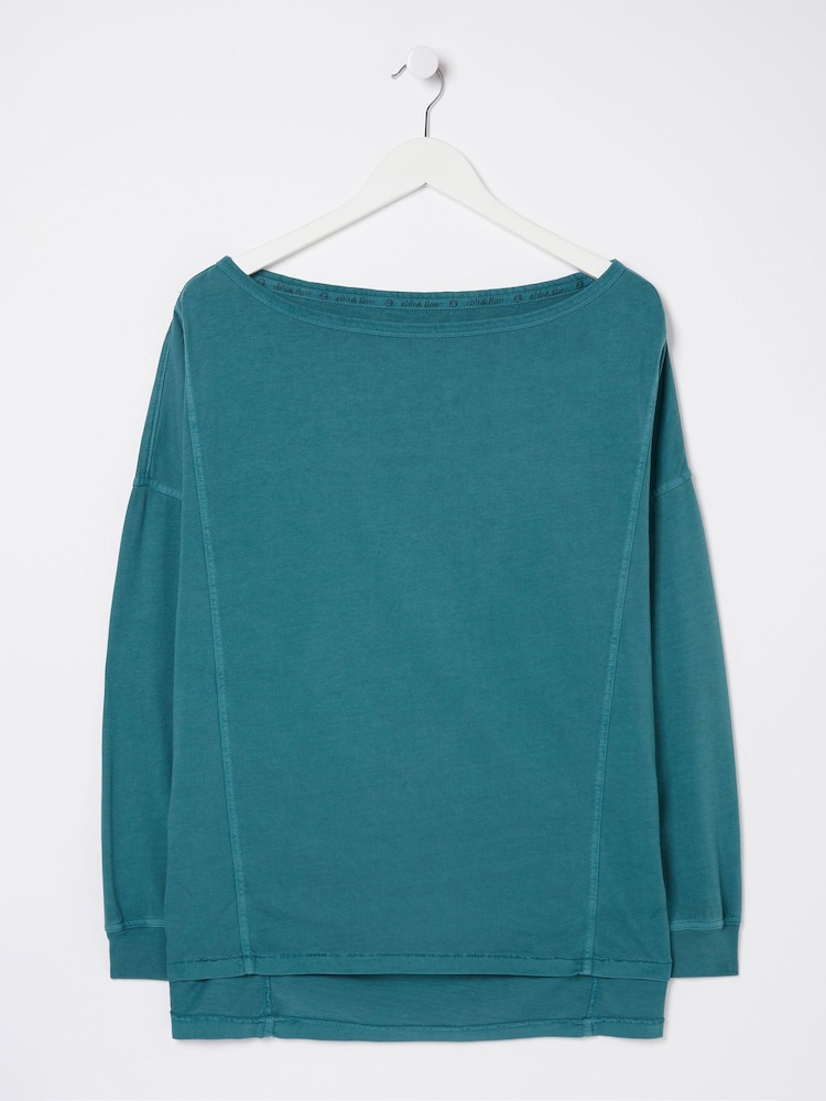FatFace Valo Blue Tunic Top - Image 5 of 5