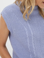 FatFace Blue Iris Knitted Tank - Image 5 of 6