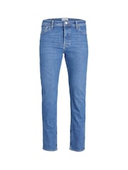 JACK & JONES Blue Mike Tapered Fit Jeans - Image 6 of 6
