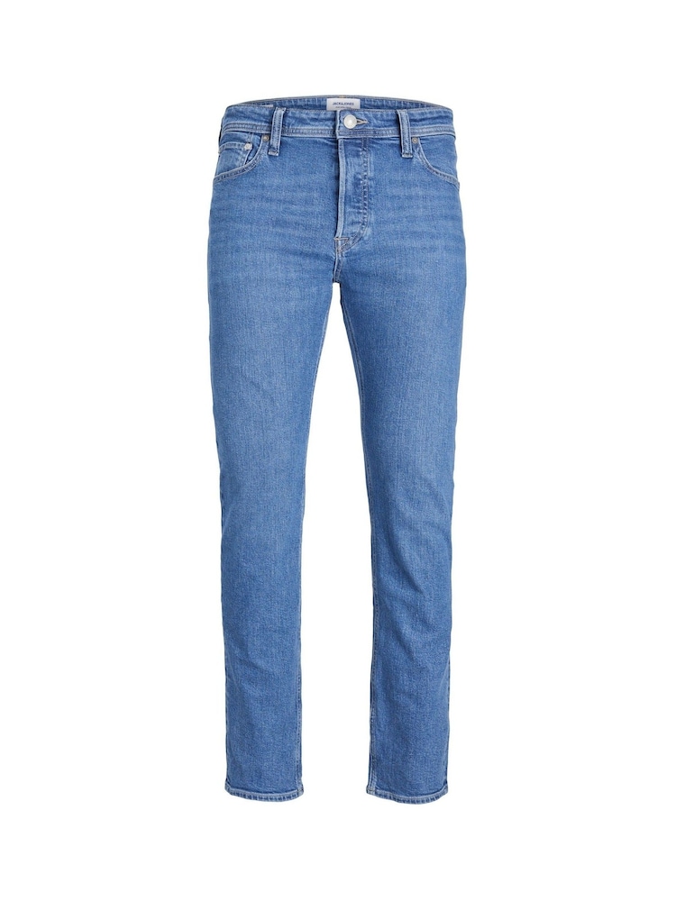JACK & JONES Blue Mike Tapered Fit Jeans - Image 6 of 6