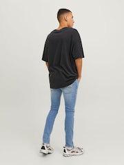 JACK & JONES Blue Liam Skinny Fit Jeans - Image 3 of 6