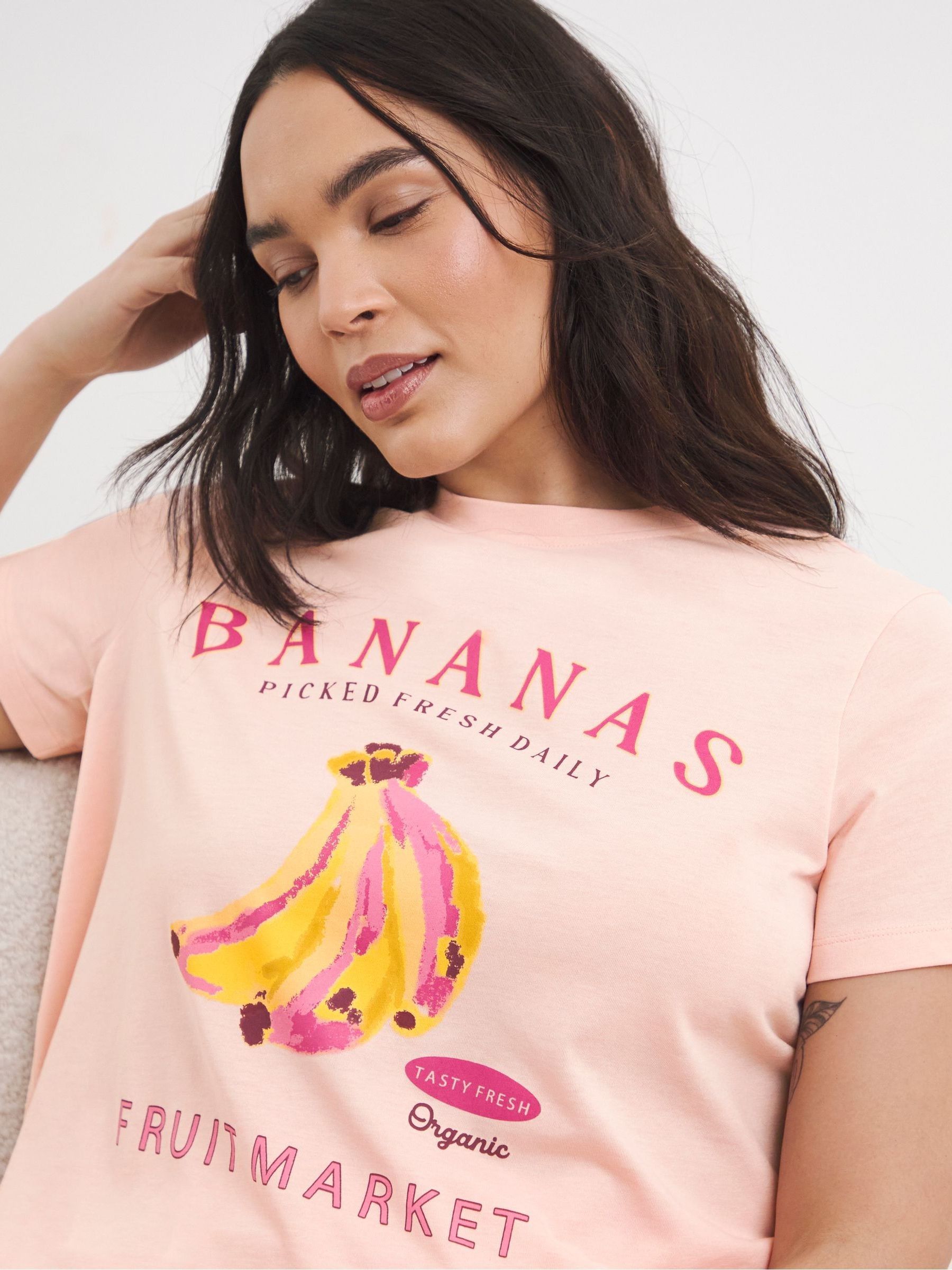 alorsparis Poloshirt Nectar Banane 新品 激安 Buy Simply Be Pink Banana Pyjamas Set from Next USA