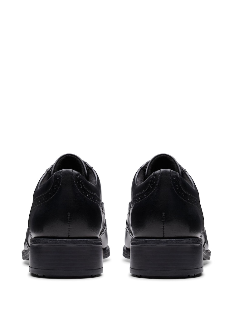 Clarks Black Leather Havisham Oak Shoes - Image 2 of 6