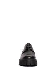 Clarks Black Leather Chrome Page Walk Shoes - Image 5 of 7