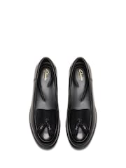 Clarks Black Leather Havisham Leather Edge Shoes - Image 5 of 7