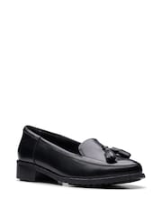 Clarks Black Leather Havisham Leather Edge Shoes - Image 7 of 7