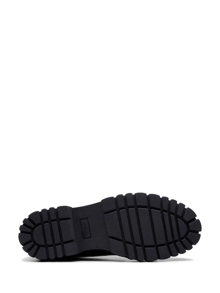 Clarks Dark Black Patent Page Walk Shoes - Image 6 of 6