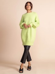 Dancing Leopard Maggie Green Jumper Dress - Image 1 of 4