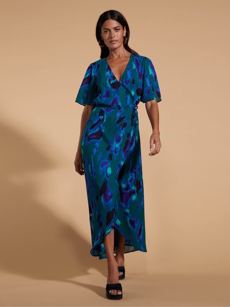 Dancing Leopard Jenna Blue Maxi Dress - Image 1 of 4