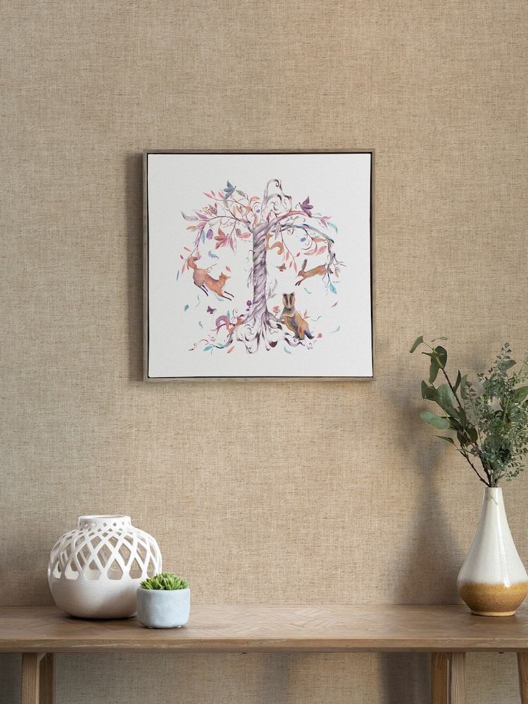 Voyage Maison Stone Leaping Into The Fauna Framed Canvas - Image 1 of 2