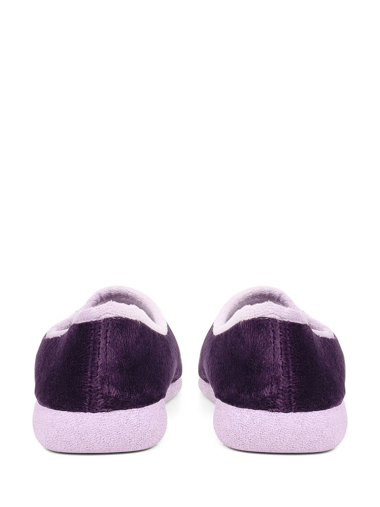 Pavers Purple Ladies Slippers - Image 3 of 5