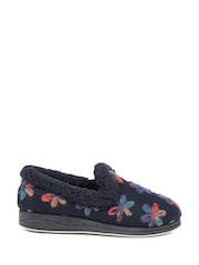 Pavers Blue Pavers Blue Fleece Lined Slippers - Image 1 of 5