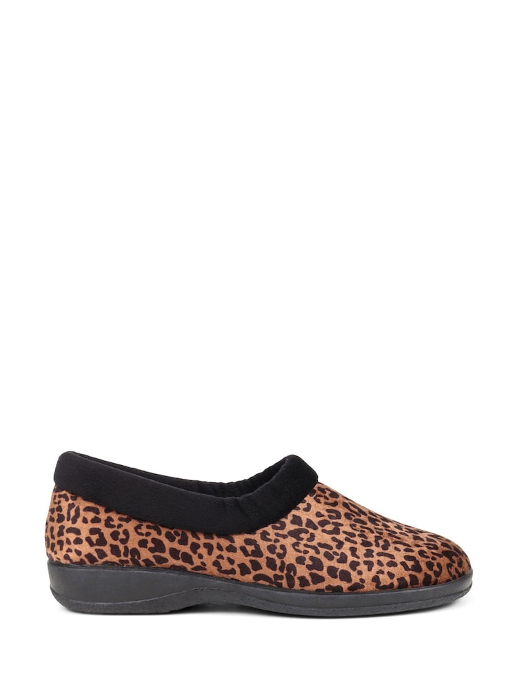 Pavers Animal Leopard Print Casual Slippers - Image 1 of 5