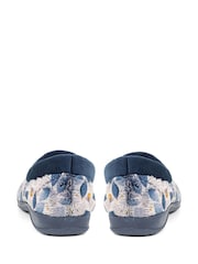 Pavers Blue Floral Slippers - Image 3 of 5