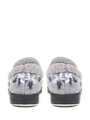 Grau - Pavers Hausschuhe mit Fleece-Futter, Blau - Bild 3 von 5