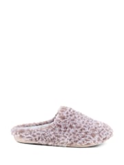 Pavers Patterned Brown Slippers - Image 1 of 5