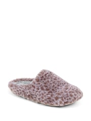 Pavers Patterned Brown Slippers - Image 2 of 5