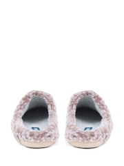 Pavers Patterned Brown Slippers - Image 3 of 5