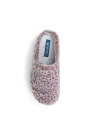 Pavers Patterned Brown Slippers - Image 4 of 5