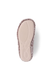 Pavers Patterned Brown Slippers - Image 5 of 5