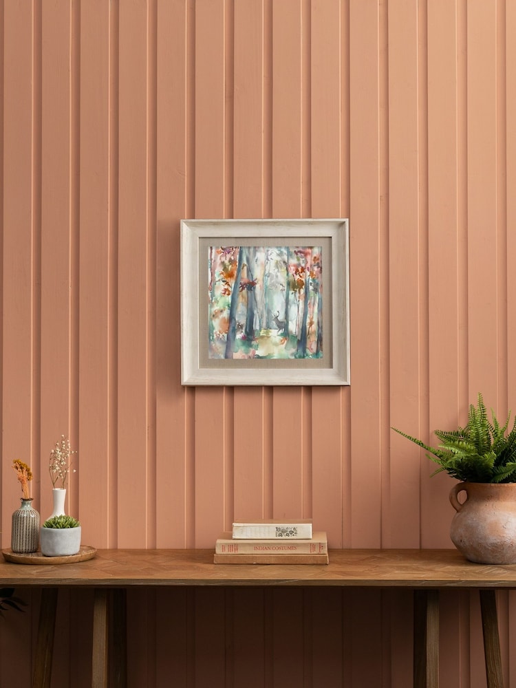 Voyage Maison Birch Woodland Stag Framed Print - Image 1 of 2 Voyage Maison Birch Woodland Stag Framed Print - Image 1 of 2