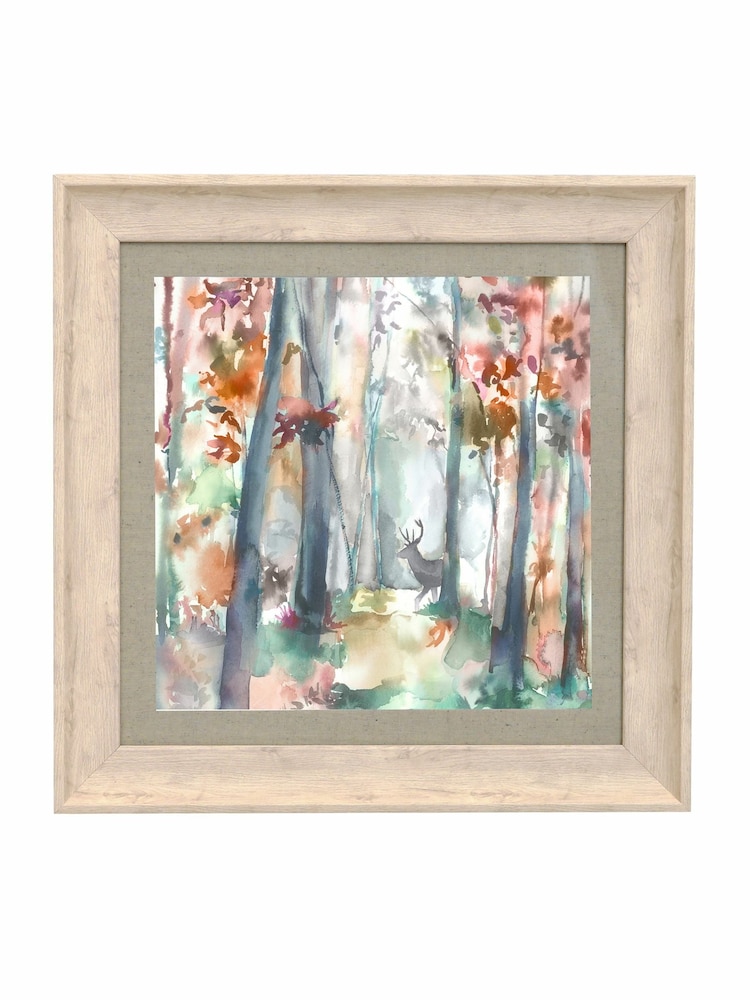 Voyage Maison Birch Woodland Stag Framed Print - Image 2 of 2