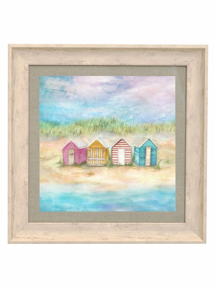Voyage Maison Birch Beach Hut Sunrise Framed Print - Image 2 of 2