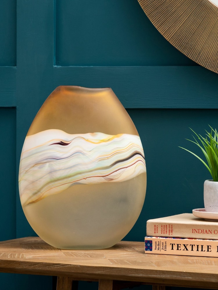 Voyage Maison Citrine Lucius Hand-Blown Glass Vase - Image 1 of 2