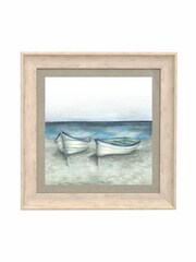 Voyage Maison Ashore Indigo Framed Print - Image 2 of 2