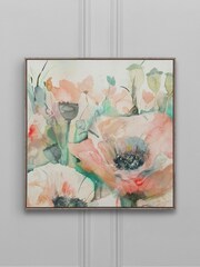 Voyage Maison Stone Papavera Biscay Framed Canvas - Image 2 of 4