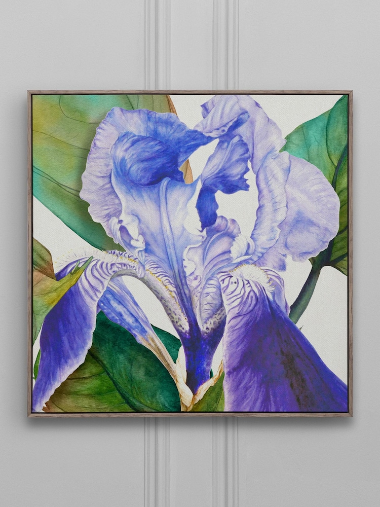 Voyage Maison Stone Darwen Cornflower Framed Canvas - Image 2 of 2