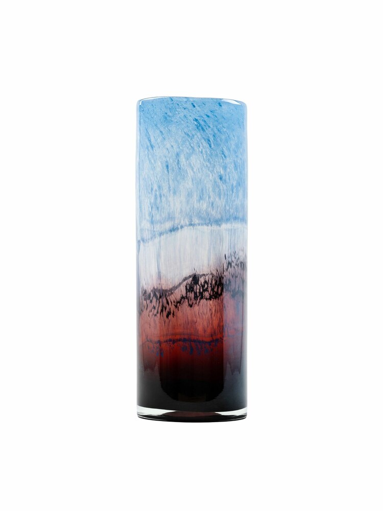 Voyage Maison Indigo Oslovor Hand-Blown Glass Vase - Image 3 of 3