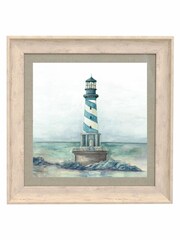 Voyage Maison Lighthouse Indigo Framed Print - Image 2 of 2