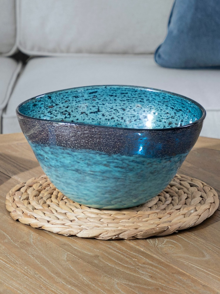 Voyage Maison Sapphire Thalassa Hand-Blown Large Glass Vase - Image 1 of 2