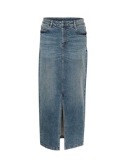 Kaffe Blue Dana Maxi Denim Skirt - Image 5 of 6