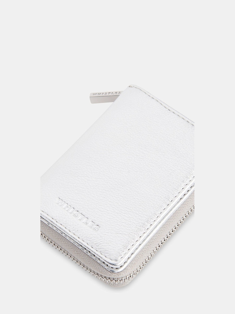 Whistles Silver Koa Compact Purse - Image 3 of 3