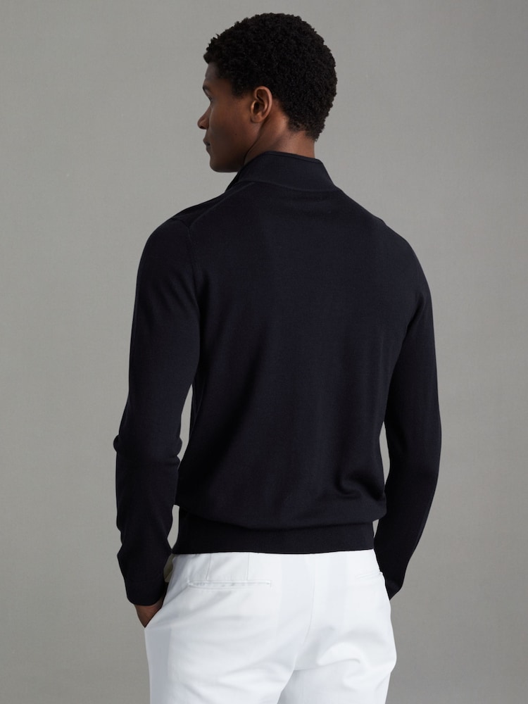 Marineblauw - Reiss Merino Mixer 2 Pack Pack of Two Merino Wool Jumpers - Image 5 of 8
