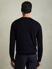Reiss Navy Merino Mixer 2 Pack Pack of Two Merino Wool Jumpers - Image 6 of 8
