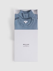 Reiss Nickel Blue Merino Mixer 2 Pack Pack of Two Merino Wool Jumpers - Image 2 of 5