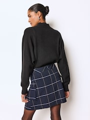 Blue Belted Mini Check Skirt - Image 3 of 6