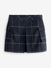 Blue Belted Mini Check Skirt - Image 5 of 6
