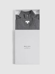 Reiss Mid Grey Merino Mixer 2 Pack Pack of Two Merino Wool Jumpers - Image 1 of 5