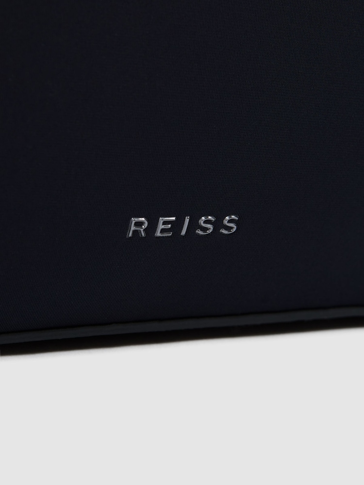 Reiss Dark Navy Carter Neoprene Briefcase - Image 6 of 6