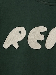 Reiss Hunting Green Sands Junior Cotton Crew Neck Motif T-Shirt - Image 4 of 4