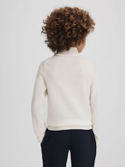 Reiss Snow Blackhall 3-9 yrs Wool Quarter Zip Jumper - Image 5 of 6