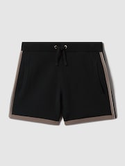 Reiss Hunting Green Heddon 3-9 yrs Knitted Drawstring Shorts - Image 2 of 6