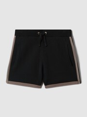 Reiss Hunting Green Heddon 9-13 yrs Knitted Drawstring Shorts - Image 2 of 6